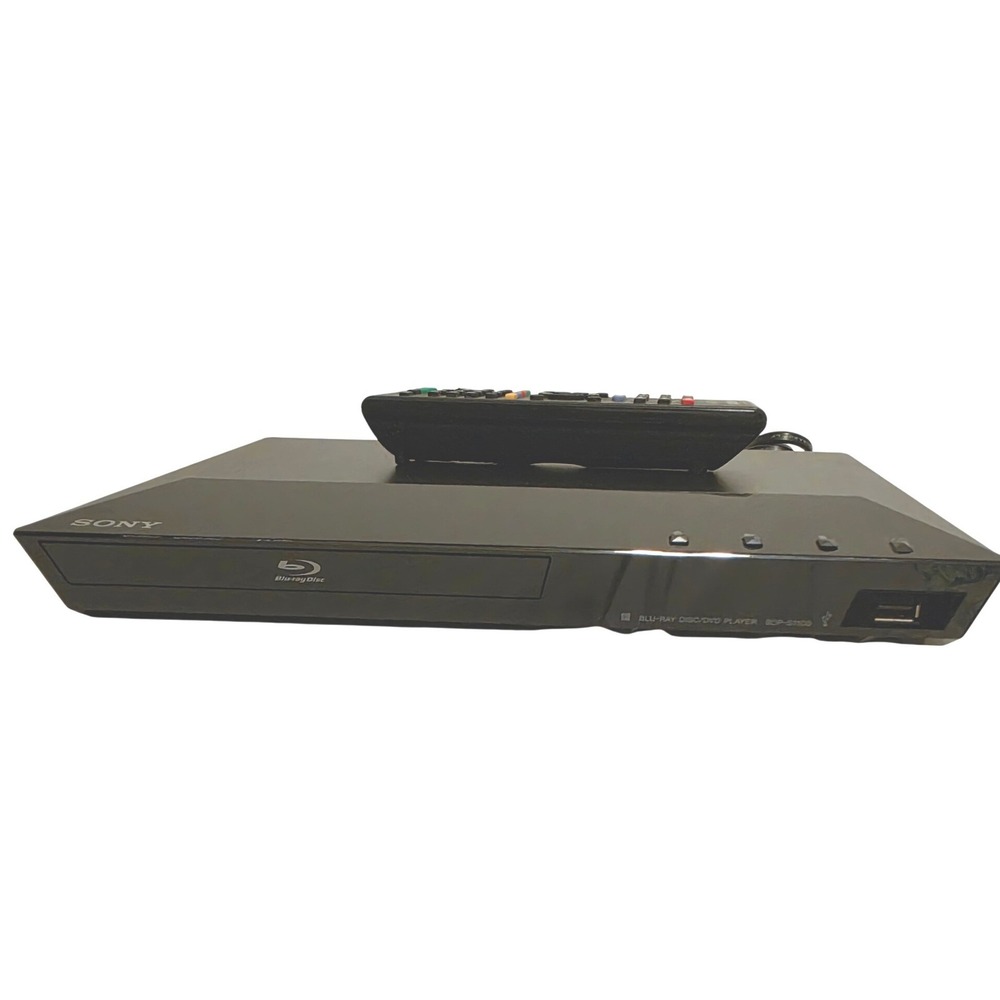 Sony BDP-S1100 Blu-ray DVD Player Black with Remote RMT-B119A HDMI USB LAN
